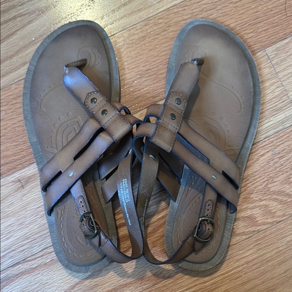 Brown Leather Sandals
